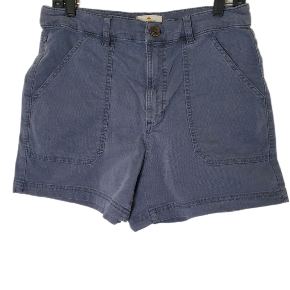 Marine Layer Charcoal Gray High-Rise Utility Shorts - Picture 3 of 13